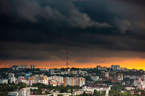 Chisinau Die Hauptstadt Der Republik Moldau Schöne Stadtlandschaft — Stockfoto