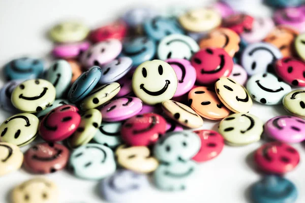 Gelukkig Smiley Emoticon Gezicht Smiley Icoon — Stockfoto