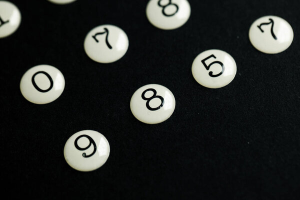 Background of numbers. from zero to nine. Seamless texture with Color. Mathematic backdrop. Random. maths symbols. Numerical figures