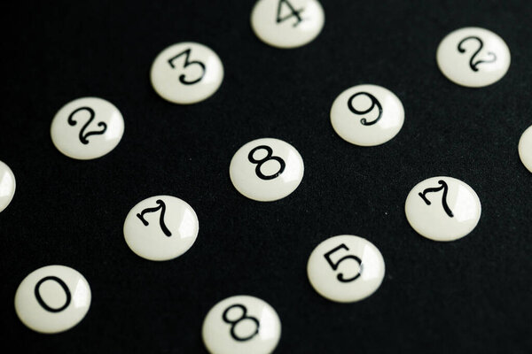 Background of numbers. from zero to nine. Seamless texture with Color. Mathematic backdrop. Random. maths symbols. Numerical figures