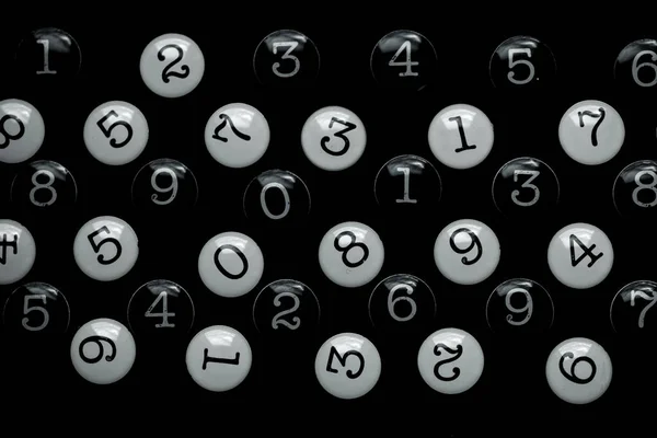 Számok Háttere Nulláról Kilencre Zökkenőmentes Textúra Színnel Matematikai Háttér Véletlenül — Stock Fotó