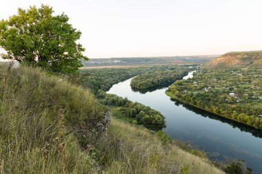 Moldova Cumhuriyeti 'nin Manzarası Sabah Sisi, Puslu Kırsal Görüş