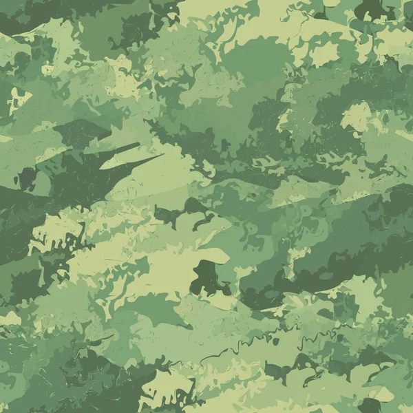 Camuflagem sem costura pano militar de infantaria. Fundo abstrato. Ilustração vetorial — Vetor de Stock