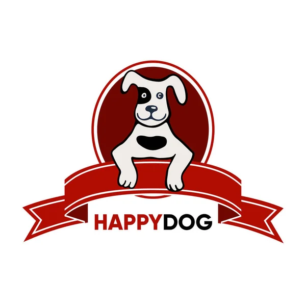 Hund Logo Vektor Illustration — Stockvektor