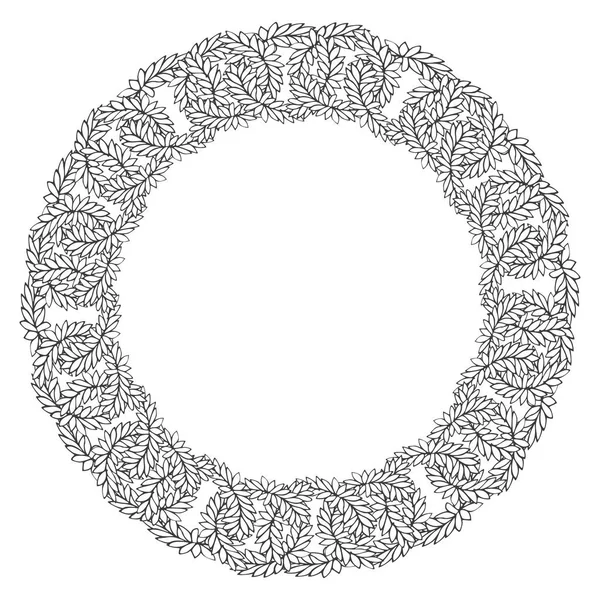 Corona abstracta dibujada a mano vectorial. Decoración para festivo nacional sobre fondo blanco — Vector de stock