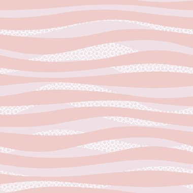 Dantel ızgara üzerinde kesintisiz soyut dalgalar