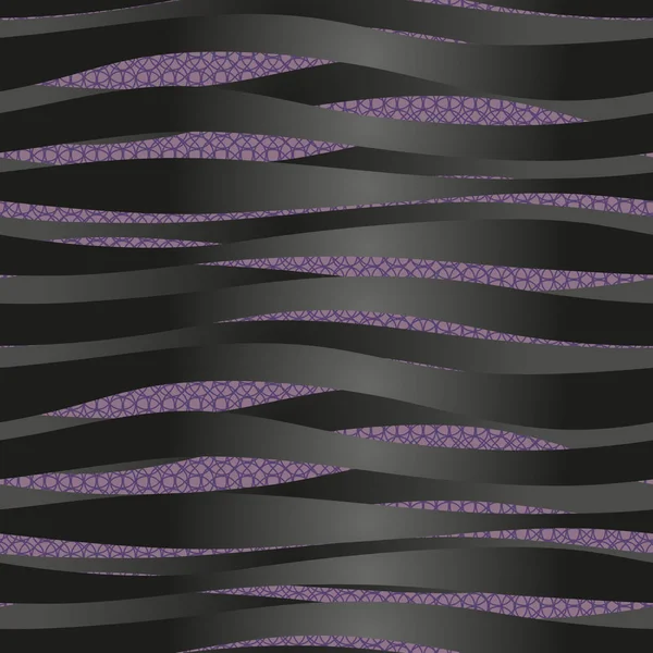 レースグリッド上のシームレスな抽象的な波 — ストックベクタ