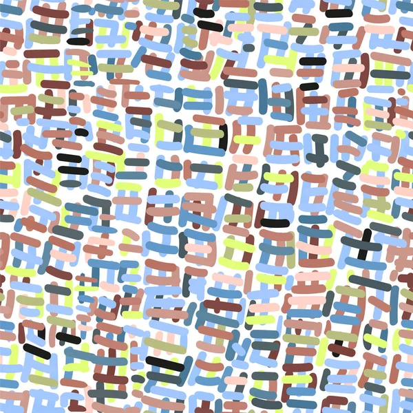 Абстрактный бесшовный рисунок с бледными разноцветными штрихами — стоковый вектор