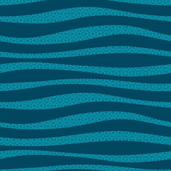 Nahtlose abstrakte Wellen auf einem Spitzenraster — Stockvektor