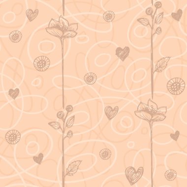 Kopyalama alanı olan çiçeksiz pankart şablonu