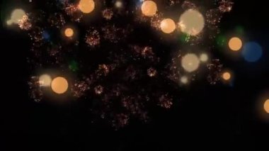 Havai fişek hareket grafik animasyon arka plan döngü Hd