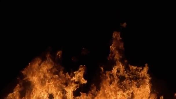 Fire Strike Ruchu Grafiki Animacji Tła Pętli — Wideo stockowe