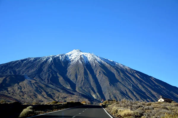 Teide Milli Parkı Dağ Manzarası Tenerife Kanarya Adaları — Stok fotoğraf