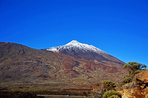 Teide Milli Parkı Dağ Manzarası Tenerife Kanarya Adaları — Stok fotoğraf