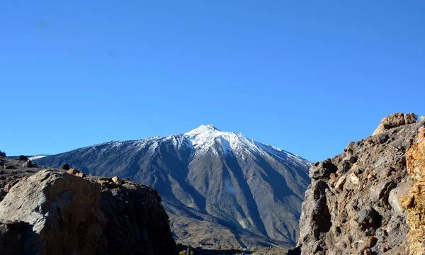 Paisaje Montaña Del Parque Nacional Del Teide Tenerife Islas Canarias — Foto de Stock