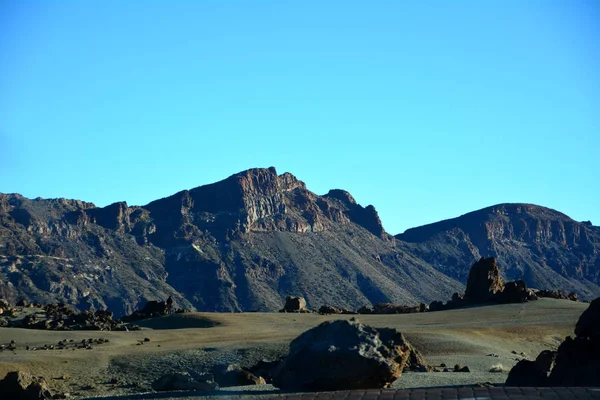 Paesaggio Dal Parco Nazionale Teide Tenerife Isole Canarie Spagna — Foto Stock