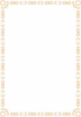 Filigrane doğrusal detayları ile süs çerçeve. Vektör çizim eps.