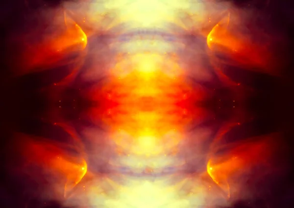 Kosmischen Raum und Sterne, Farbe kosmischen abstrakten Hintergrund. Grafische Wirkung. — Stockfoto