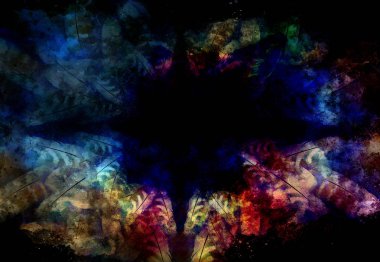 Soyut arka planda dekoratif tüy deseni.