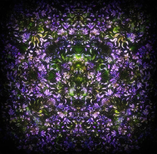 Patrón de estructura ornamental. Fondo adorno floral violeta . — Foto de Stock