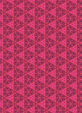 Güzel süslemeli mozaik desen, çiçek desenli arkaplan.