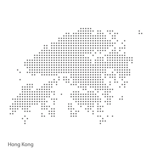 Abstrakcja rozsianych mapę z Hong Kongu. Wektor ilustracja eps 10. — Wektor stockowy