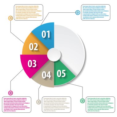 İşlem grafiği. Grafik, diyagram adımları, seçenekleri, parçalar veya işlemlerin soyut unsurları. İş veri görselleştirme. Vektör iş tanıtımı için şablon. Creative Infographic konsepti.