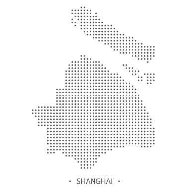 Noktalı Şanghay göster. Vektör eps10.