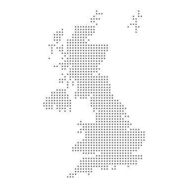 birleşik krallık soyut noktalı polka nokta haritası