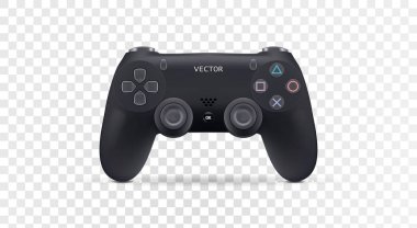 Gerçekçi joystick gamepad. Vektör illüstrasyon eps10.
