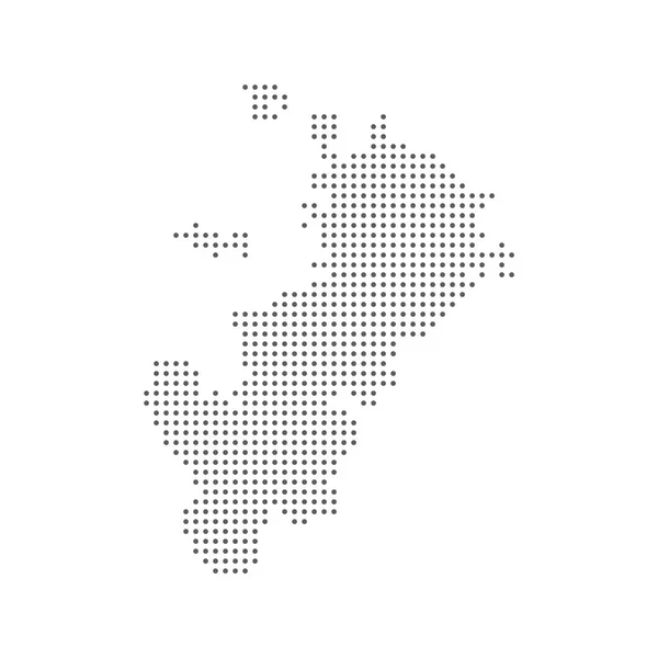 抽象地図モスクワの水玉模様、ハーフトーンコンセプト。ベクトル eps10 — ストックベクタ