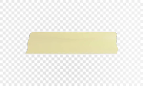 Vektor-Klebeband klebrig auf transparentem Hintergrund. — Stockvektor
