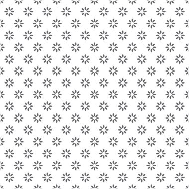 Geometrik çiçekli minimalist geometrik kusursuz desen