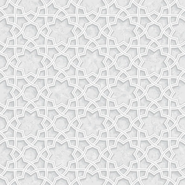 Işık gri Grunge arka plan, vektör çizim ile geometrik çiçek desenli