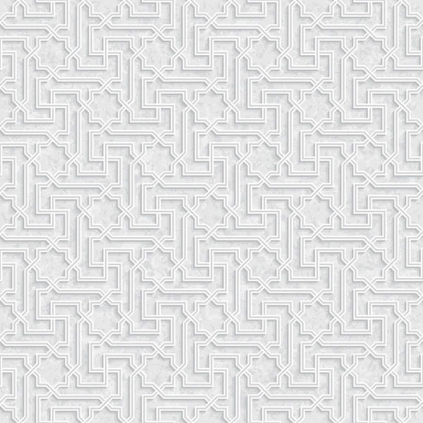Геометрическая Паттерн Серым Фоном Светло Серыми Белыми Обоями Векторным Рисунком — стоковый вектор