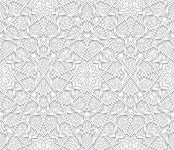 Patrón Gris Geométrico Con Fondo Claro — Vector de stock