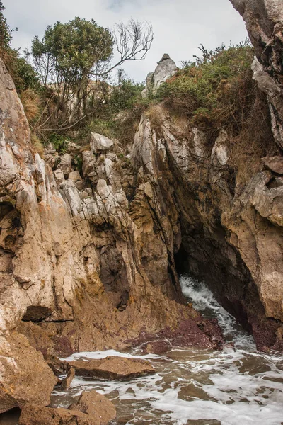 Immagine Della Spiaggia Gulpiuri Asturia Cantabria Spagna — Foto Stock