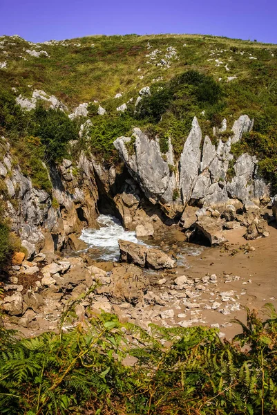 Afbeelding Van Gulpiuri Beach Asturia Cantabria Spanje — Stockfoto