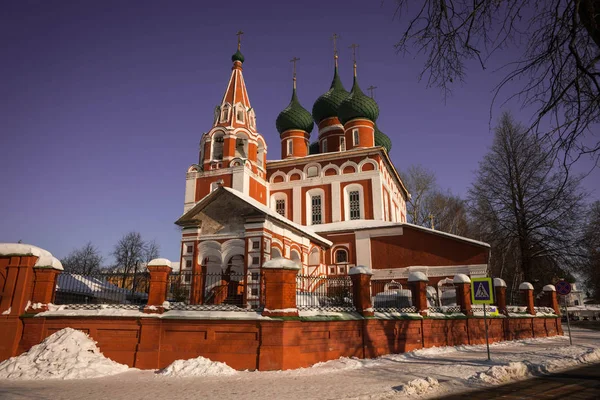 Bild Der Kirche Des Erzengels Michael Jaroslawl Russland — Stockfoto