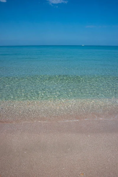 Image Sandy Beach Olenivka Crimean Maldives Crimea — Stock Photo, Image