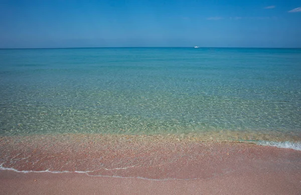 Image Sandy Beach Olenivka Crimean Maldives Crimea — Stock Photo, Image