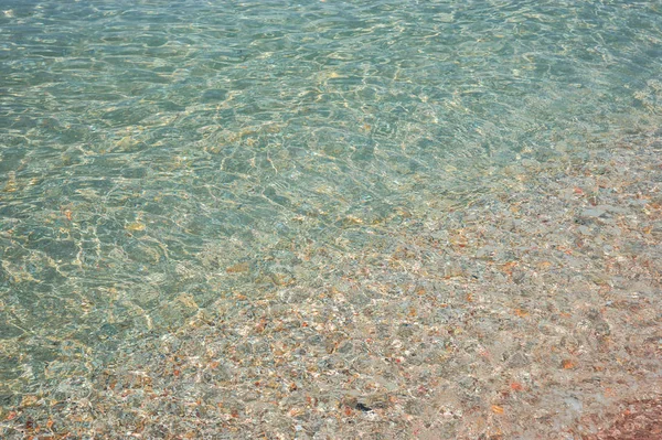 Изображение Песчаного Пляжа Оленевке Крымские Мальдивы Крыму — стоковое фото
