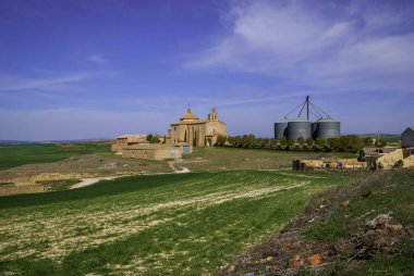 Görüntü Ortaçağ Kalesi Almenar, Soria, Castilla y Leon, İspanya