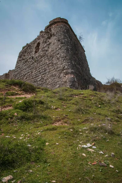 Image of medieval castle in San Leonarsdo de Yaque, Soria, Castilla y Leon, Spain