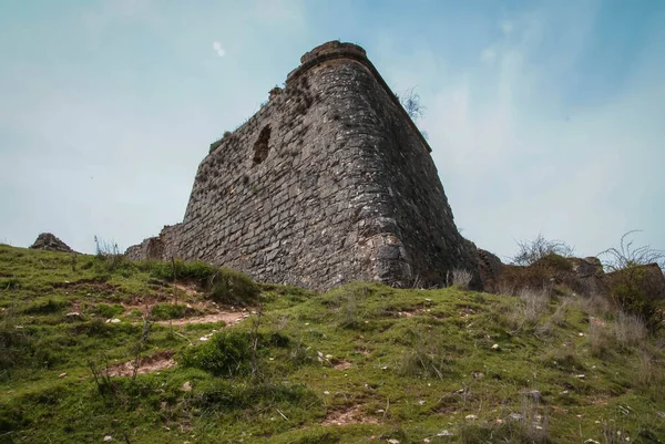 Foto Van Middeleeuwse Kasteel San Leonarsdo Yaque Soria Castilla Leon — Stockfoto