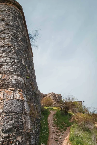 Podoba Středověkého Hradu San Leonarsdo Yaque Soria Castilla Leon Španělsko — Stock fotografie