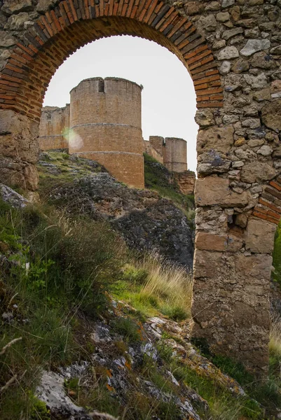 Bild Der Mittelalterlichen Burg Berlanga Del Duero Soria Castilla Leon — Stockfoto