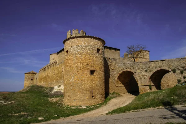 Podoba Středověkého Hradu Almenary Soria Castilla Leon Španělsko — Stock fotografie