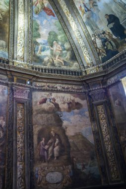 Görüntü kilise San.Saturio Soria, Castilla y Leon, İspanya