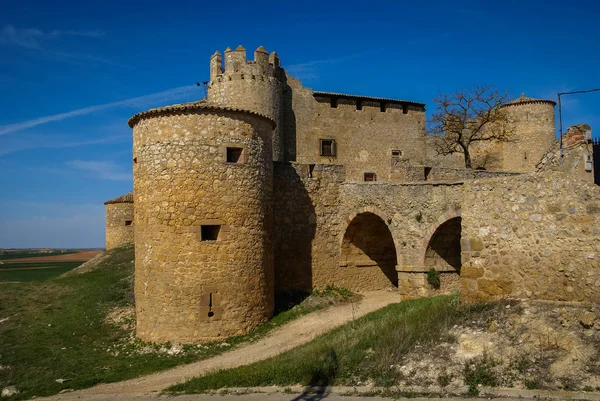 Foto Van Middeleeuwse Kasteel Almenar Soria Castilla Leon Spanje — Stockfoto
